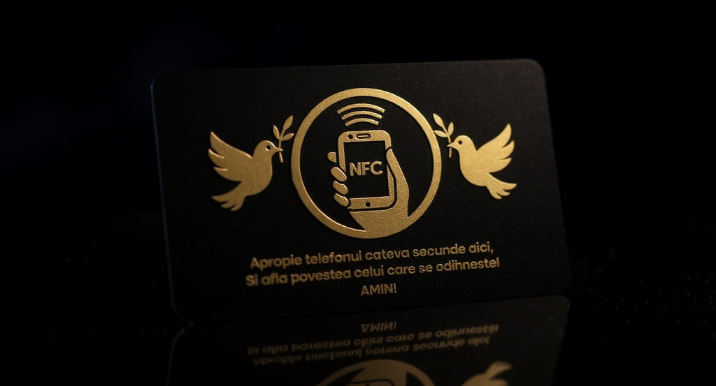 [DIAMOND] Plachetă Funerară Personalizată Pentru O Amintire Eternă