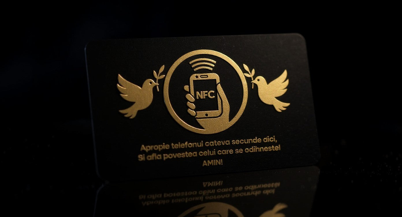 [STANDARD] Plachetă Funerară Personalizată Pentru O Amintire Eternă